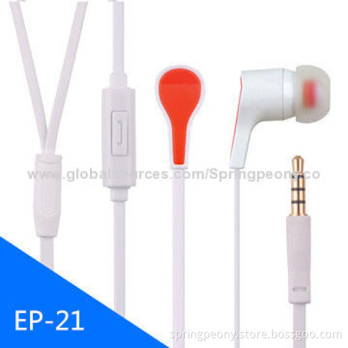 Mobile Phone Earplugs, OEM Services Welcomed, Attractive and Durable